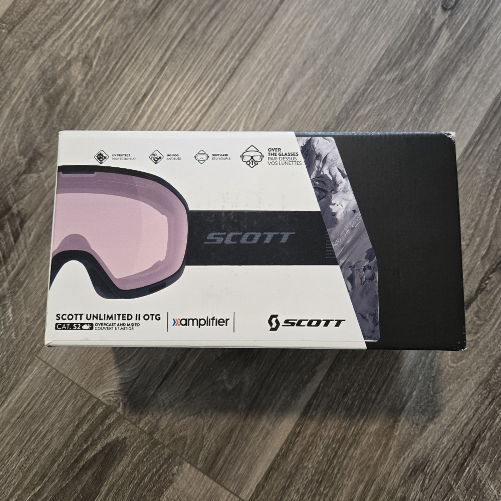 Scott Ski Goggles with Pink Lenses